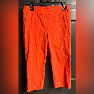 Multiples Orange Capris Women’s Size 10